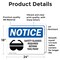 Signmission 18 in Height, 24 in Width, Vinyl Decal, Rectangle OS-2PACK-NS-D-1824-L-18173 - alternate 4